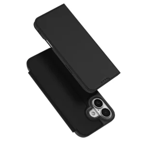 Dux Ducis Skin Pro iPhone 17 Case with Flip and Card Slot - Blackeng