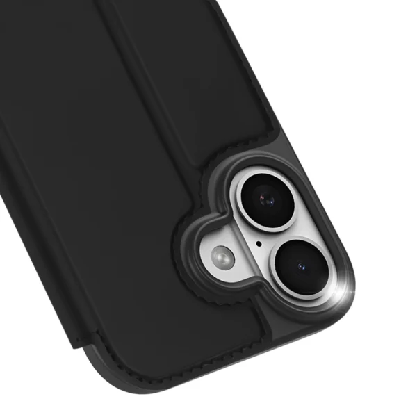 Dux Ducis Skin Pro iPhone 17 Case with Flip and Card Slot - Blackeng