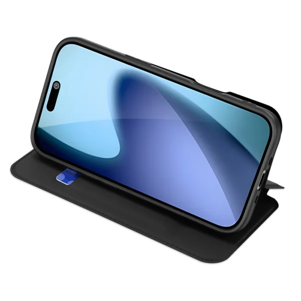 Dux Ducis Skin Pro Case for iPhone 17 Pro with Flip and Card Slot - Blackeng