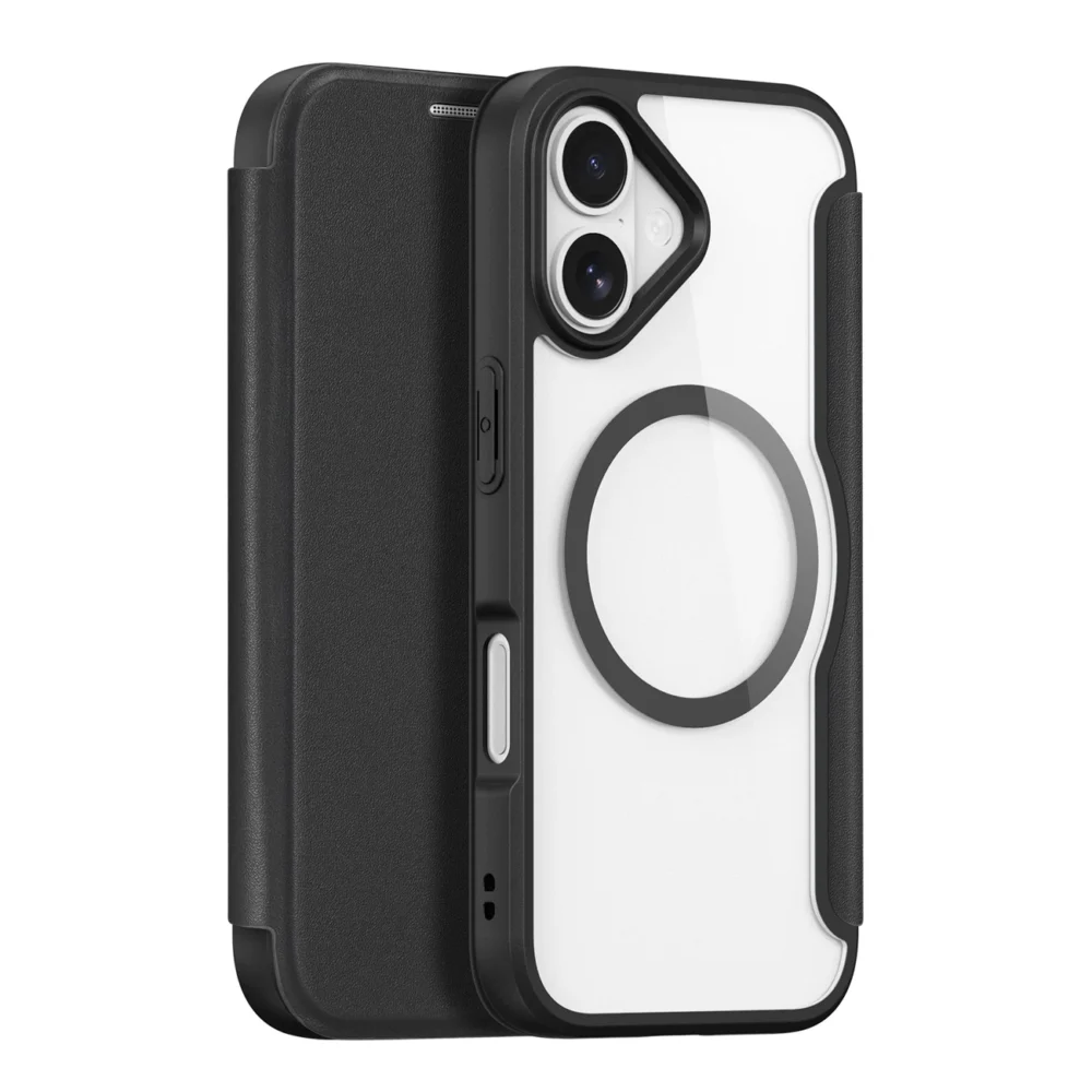 Dux Ducis Skin X Pro iPhone 17 Case with Wallet, MagSafe Compatible - Blackeng