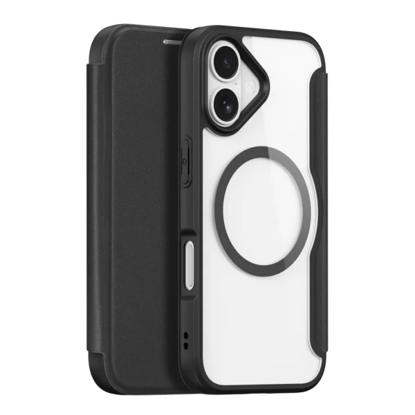 Dux Ducis Skin X Pro iPhone 17 Case with Wallet, MagSafe Compatible - Blackeng