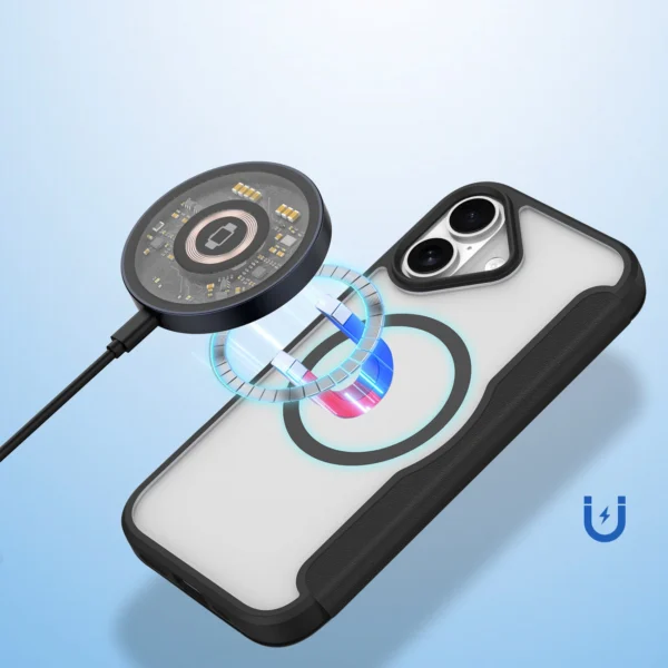 Dux Ducis Skin X Pro iPhone 17 Case with Wallet, MagSafe Compatible - Blackeng