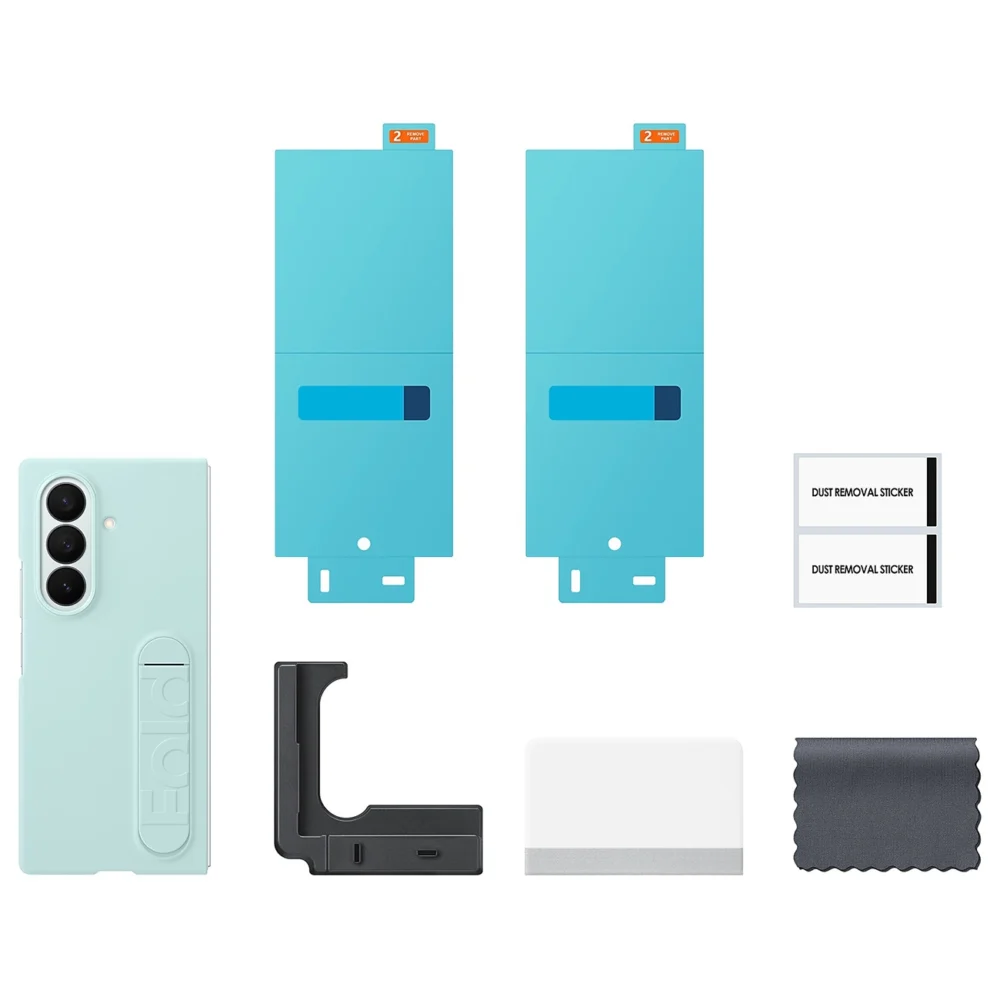 Etui Samsung Silicone Case na Samsung Galaxy Z Fold7 - jasnoniebieskiepol