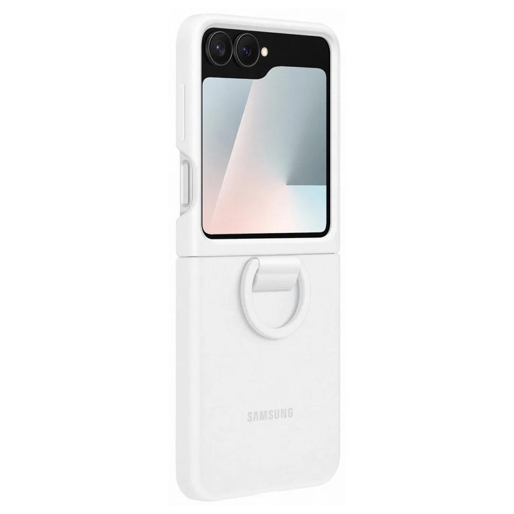 Samsung Silicone Case for Samsung Galaxy Z Flip7 FE - Whiteeng