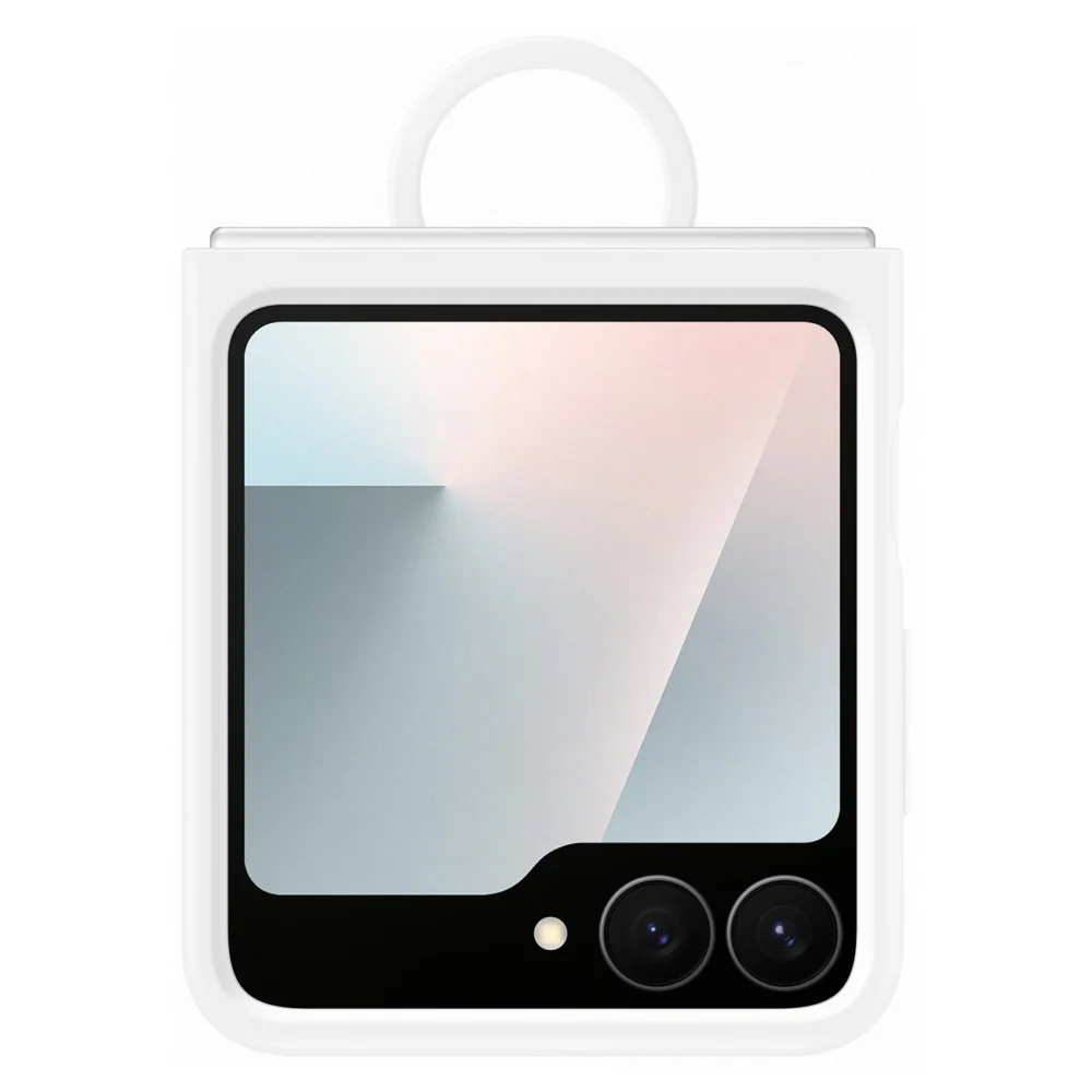 Samsung Silicone Case for Samsung Galaxy Z Flip7 FE - Whiteeng