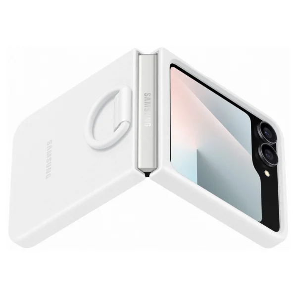 Samsung Silicone Case for Samsung Galaxy Z Flip7 FE - Whiteeng