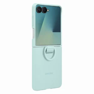 Etui silikonowe Samsung Ring Case na Samsung Galaxy Z Flip7 - jasnoniebieskiepol