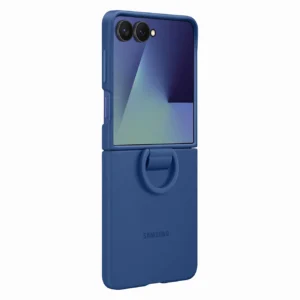 Etui silikonowe Samsung Ring Case na Samsung Galaxy Z Flip7 - niebieskiepol