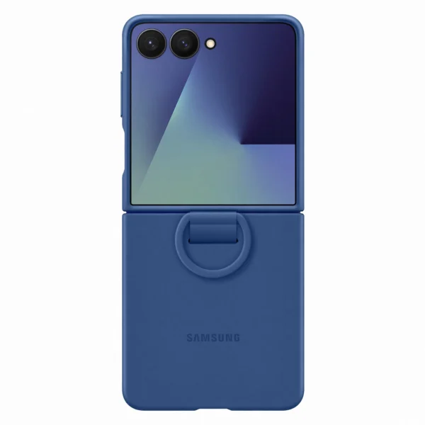 Etui silikonowe Samsung Ring Case na Samsung Galaxy Z Flip7 - niebieskiepol