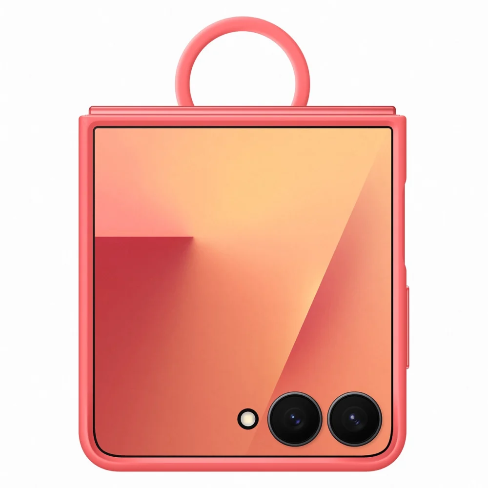 Etui silikonowe Samsung Ring Case na Samsung Galaxy Z Flip7 - czerwonepol