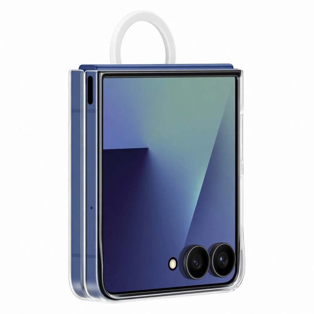 Etui Samsung Ring Case na Samsung Galaxy Z Flip7 - przezroczystepol