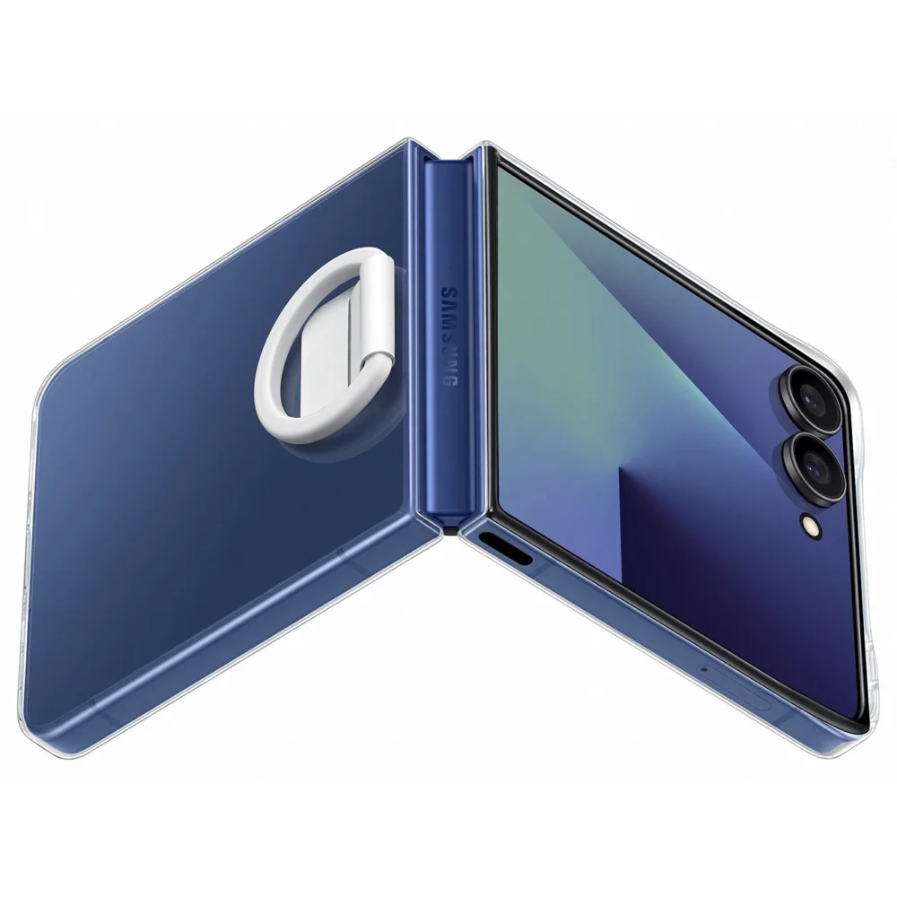 Etui Samsung Ring Case na Samsung Galaxy Z Flip7 - przezroczystepol