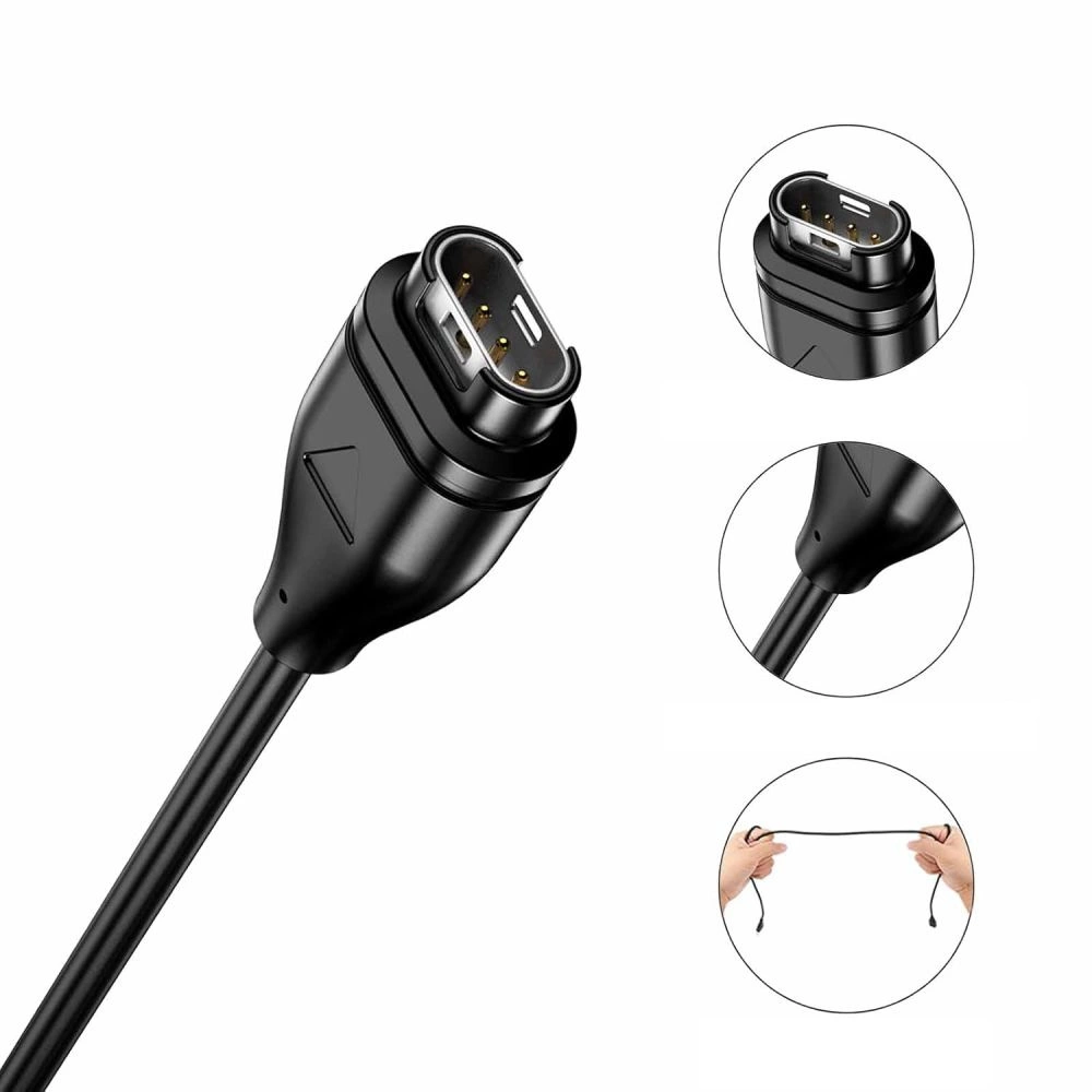 Tech-Protect MC04 UltraBoost USB-A Cable for Garmin Watch 1m - Blackeng