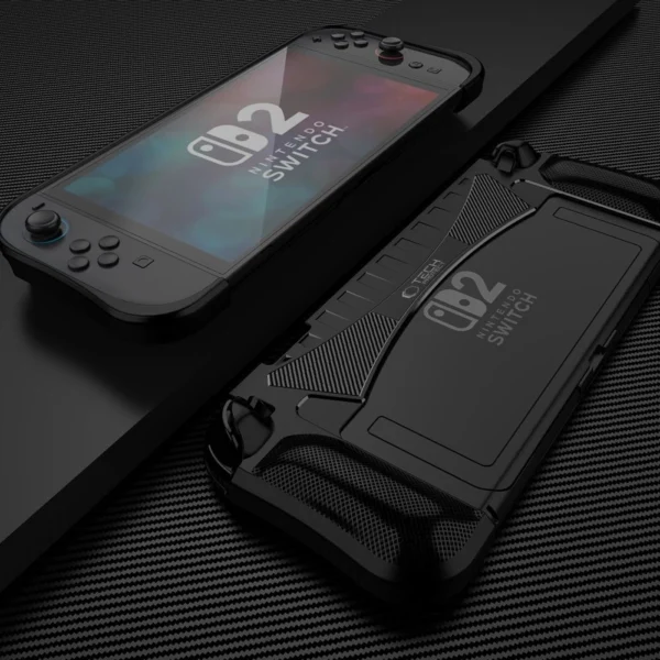 Tech-Protect TPUCarbon Case for Nintendo Switch 2 - Blackeng