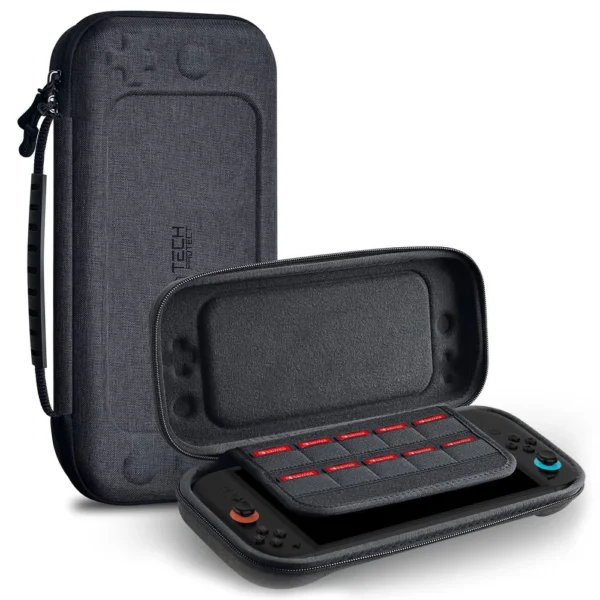 Tech-Protect Hardpouch case for Nintendo Switch 2 - grayeng