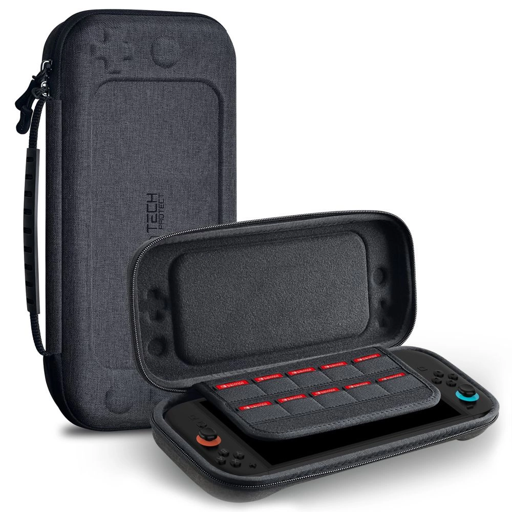 Tech-Protect Hardpouch case for Nintendo Switch 2 - grayeng