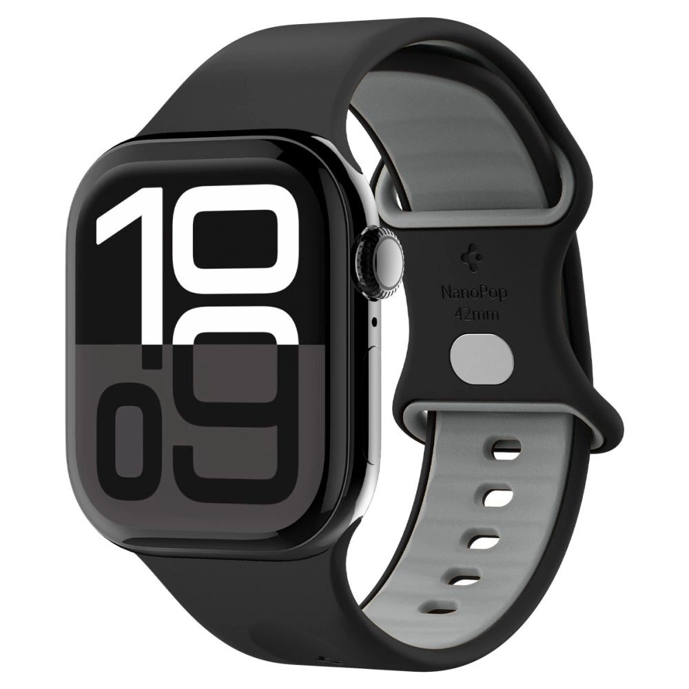 Spigen Nano Pop Strap for Apple Watch 40/41/42 mm - Black and Grayeng