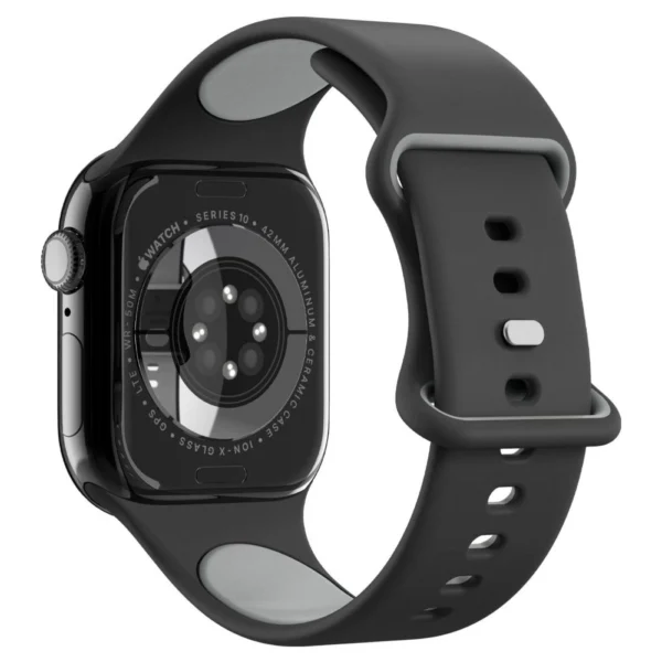 Spigen Nano Pop Strap for Apple Watch 40/41/42 mm - Black and Grayeng