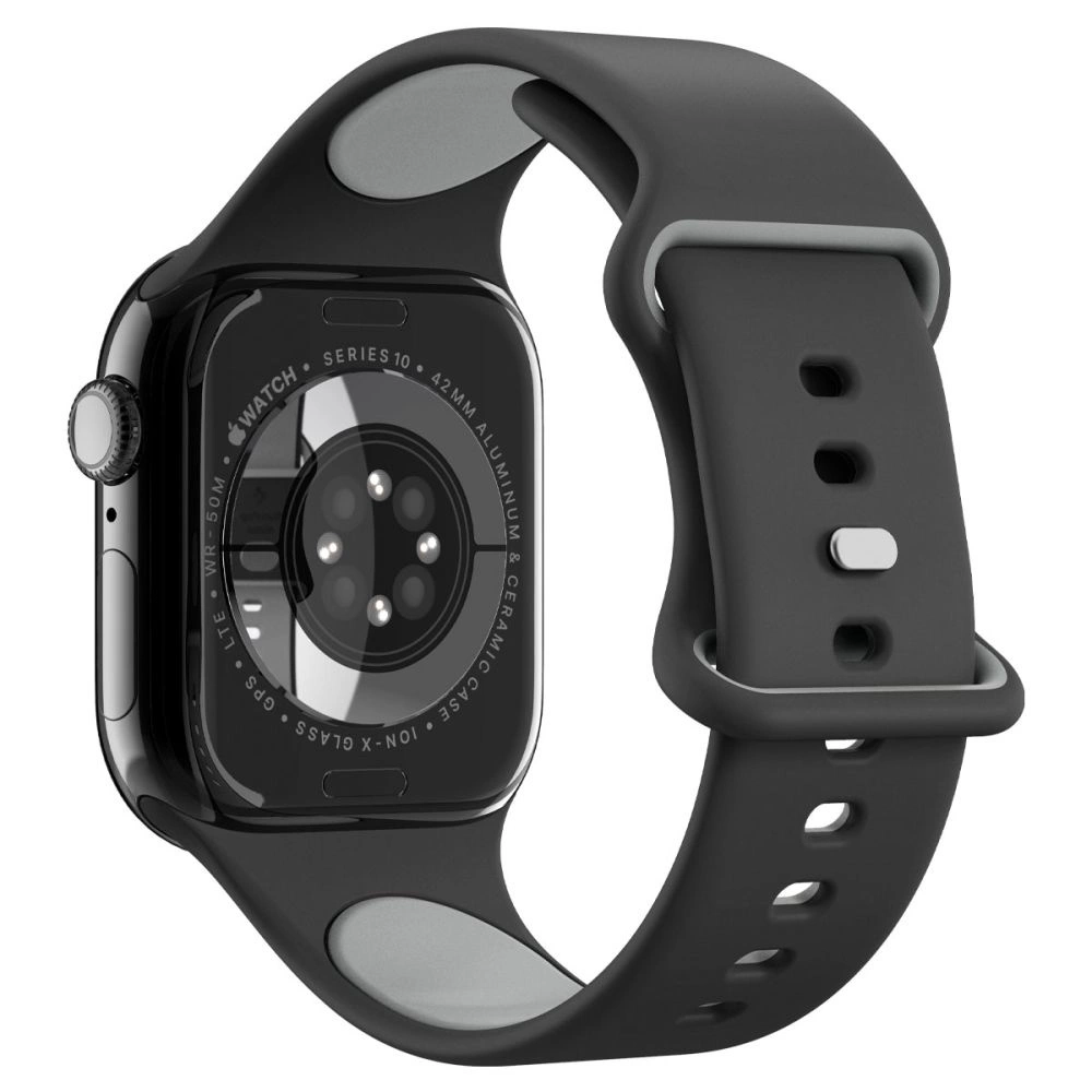 Spigen Nano Pop Strap for Apple Watch 40/41/42 mm - Black and Grayeng