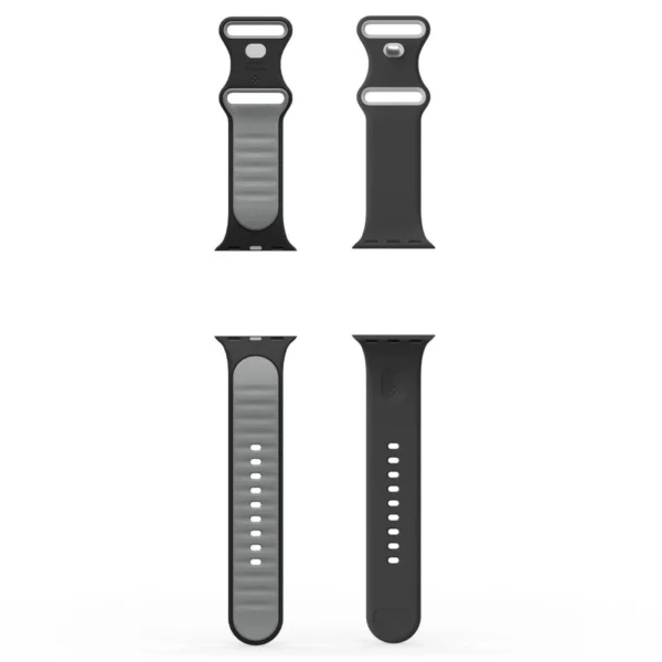Spigen Nano Pop Strap for Apple Watch 40/41/42 mm - Black and Grayeng