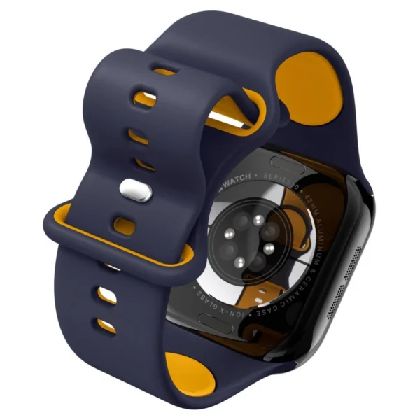 Spigen Nano Pop Strap for Apple Watch 40/41/42 mm - Navy Blue/Orangeeng