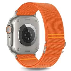 Tech-Protect Nylon Strap for Apple Watch 44 / 45 / 46 / 49 mm - Orangeeng