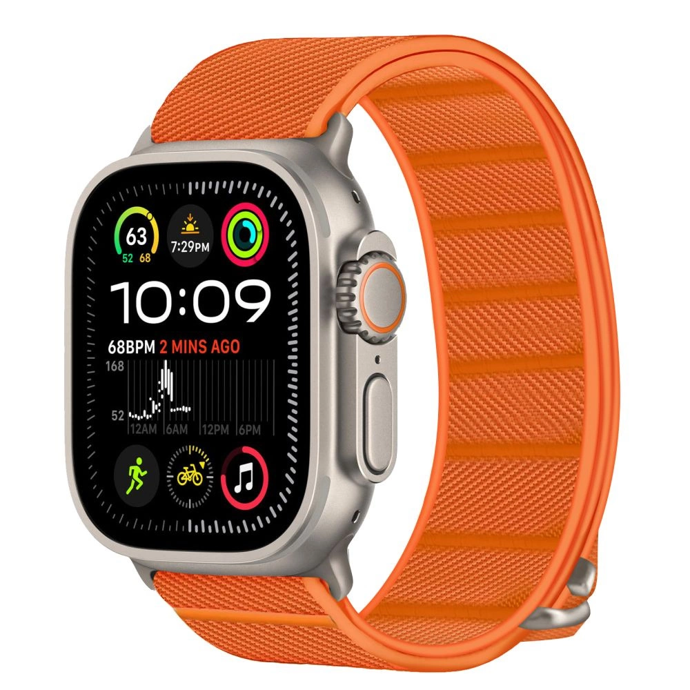 Tech-Protect Nylon Strap for Apple Watch 44 / 45 / 46 / 49 mm - Orangeeng