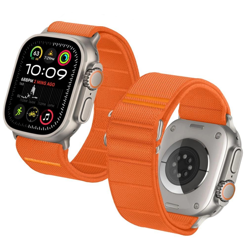 Tech-Protect Nylon Strap for Apple Watch 44 / 45 / 46 / 49 mm - Orangeeng