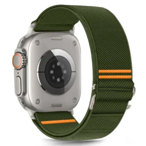 Tech-Protect Nylon Slip Strap for Apple Watch 44 / 45 / 46 / 49 mm - Greeneng