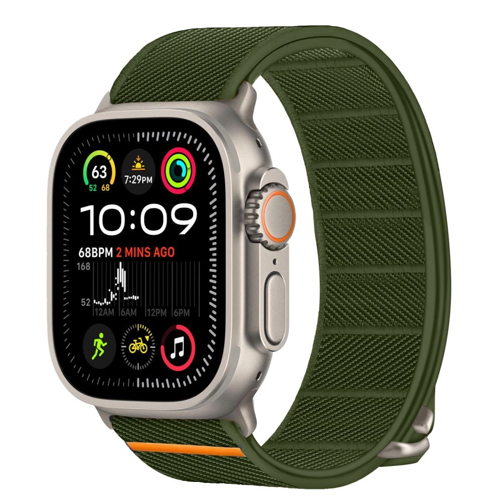 Tech-Protect Nylon Slip Strap for Apple Watch 44 / 45 / 46 / 49 mm - Greeneng