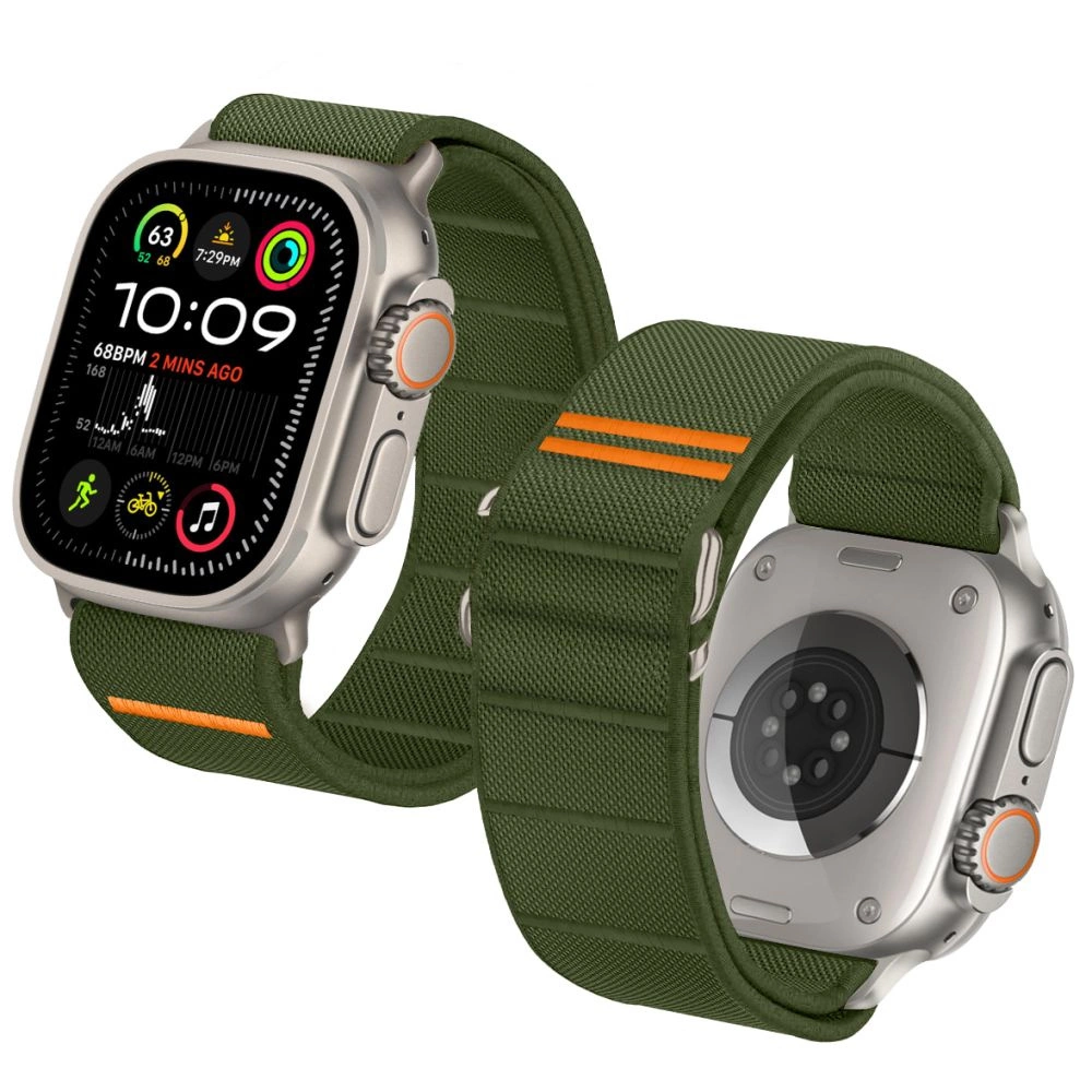 Tech-Protect Nylon Slip Strap for Apple Watch 44 / 45 / 46 / 49 mm - Greeneng