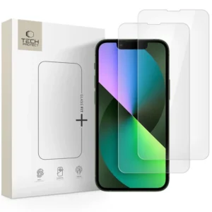 Tech-Protect Glass Fit+ 2-pack tempered glass for iPhone 13 mini - transparenteng