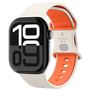 Spigen Nano Pop Strap for Apple Watch 44/45/46/49 mm - Beige-Orangeeng