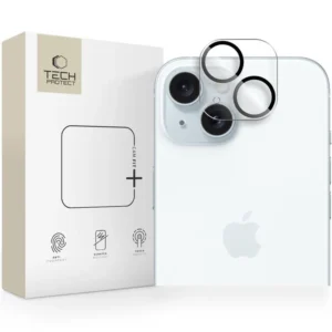Tech-Protect Cam Fit+ Camera Cover for iPhone 14 / 14 Plus / 15 / 15 Plus - Cleareng