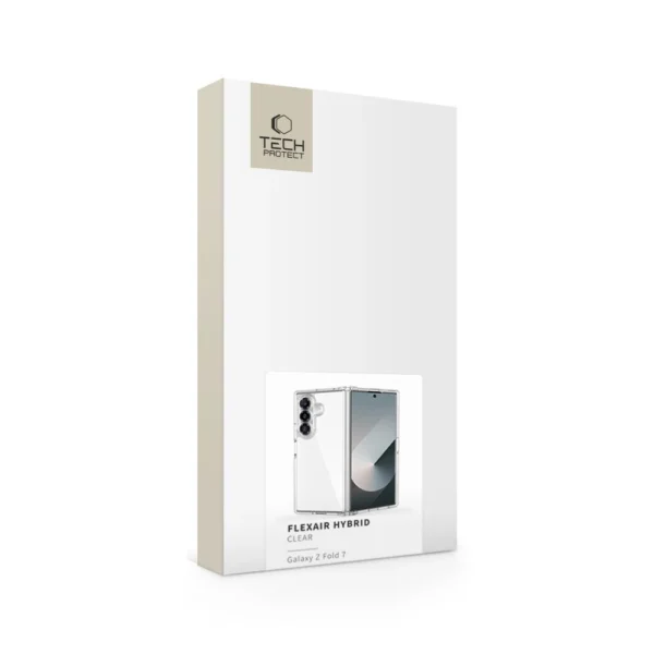 Tech-Protect FlexAir Hybrid Case for Samsung Galaxy Z Fold 7 - Transparenteng