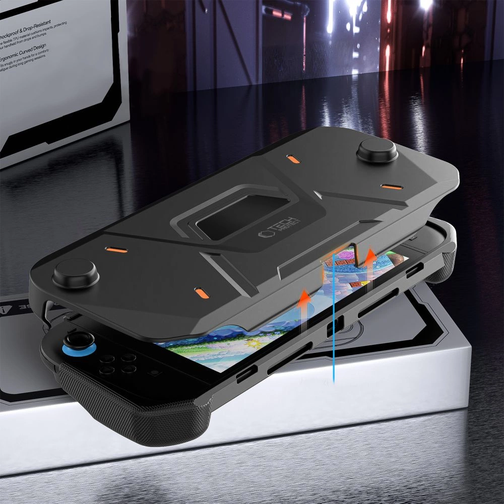 Tech-Protect Carbonox Case for Nintendo Switch 2 - Blackeng