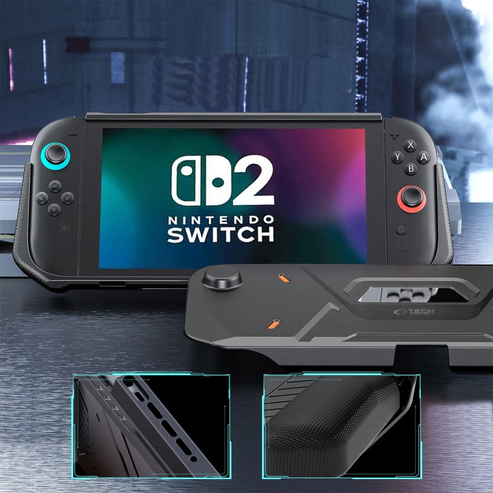 Tech-Protect Carbonox Case for Nintendo Switch 2 - Blackeng