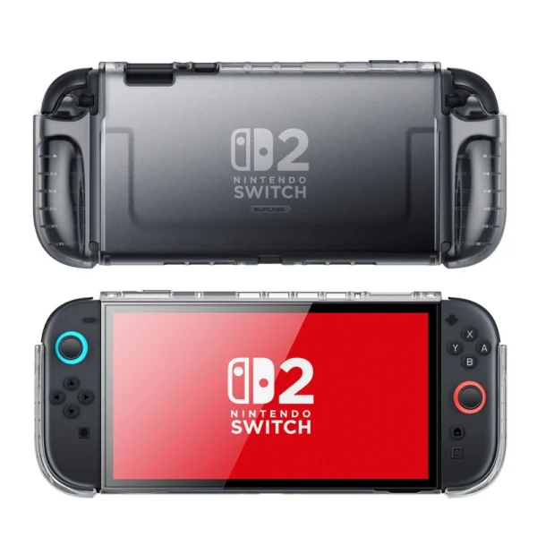Supcase Crystal Case for Nintendo Switch 2 - Transparent Blackeng