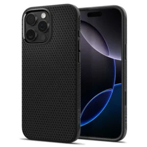 Spigen Liquid Air "T" MagSafe case for iPhone 16 Pro - matte blackeng