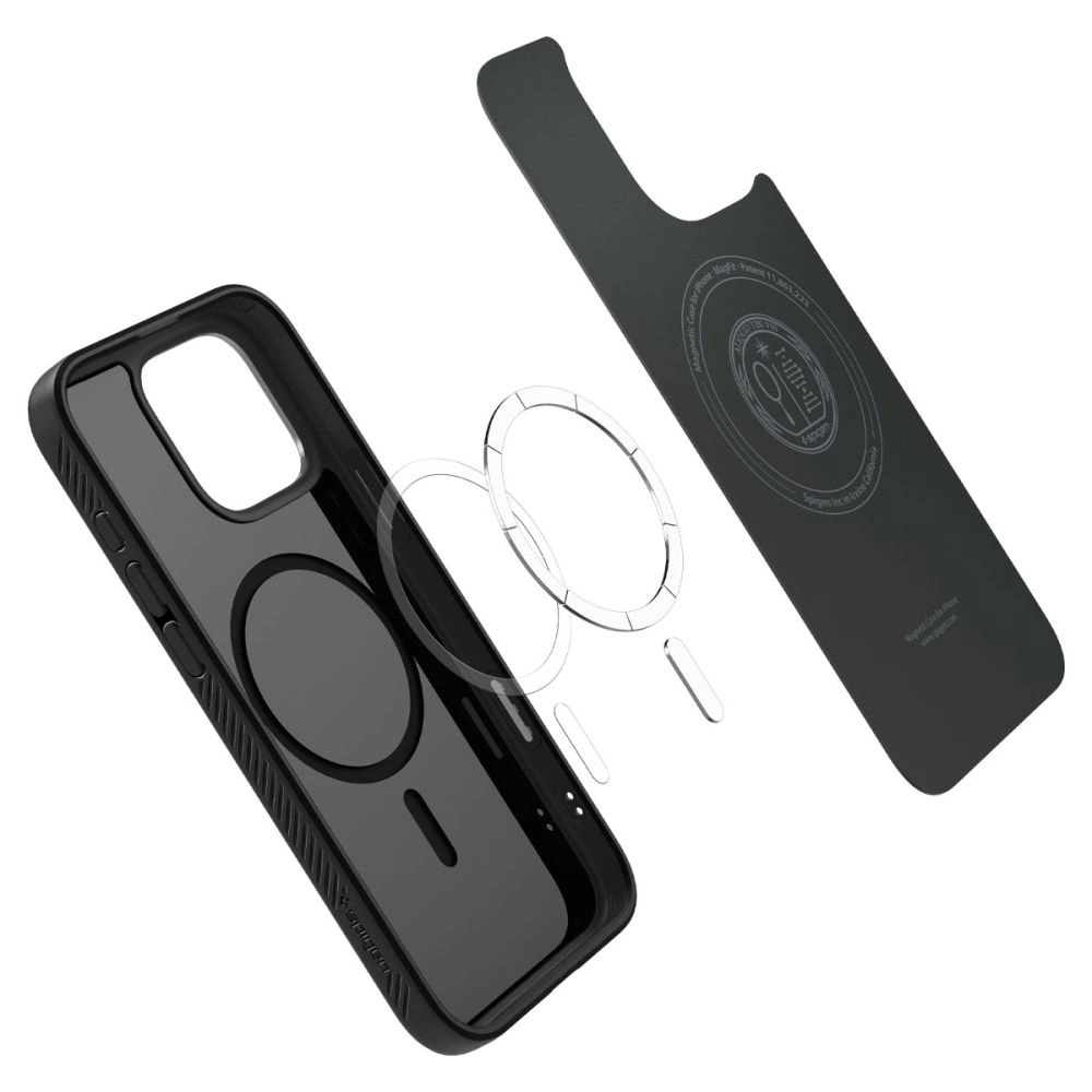 Spigen Liquid Air "T" MagSafe case for iPhone 16 Pro - matte blackeng