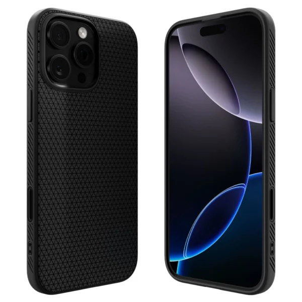 Spigen Liquid Air "T" MagSafe case for iPhone 16 Pro - matte blackeng