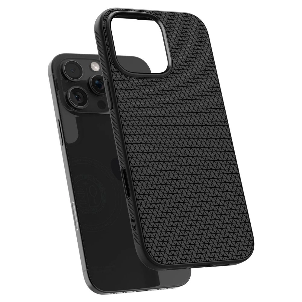 Spigen Liquid Air "T" MagSafe case for iPhone 16 Pro - matte blackeng
