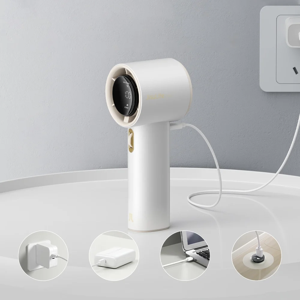 Jisulife Handheld Fan Pro1 FA53 (ABS) Portable USB Fan - Whiteeng
