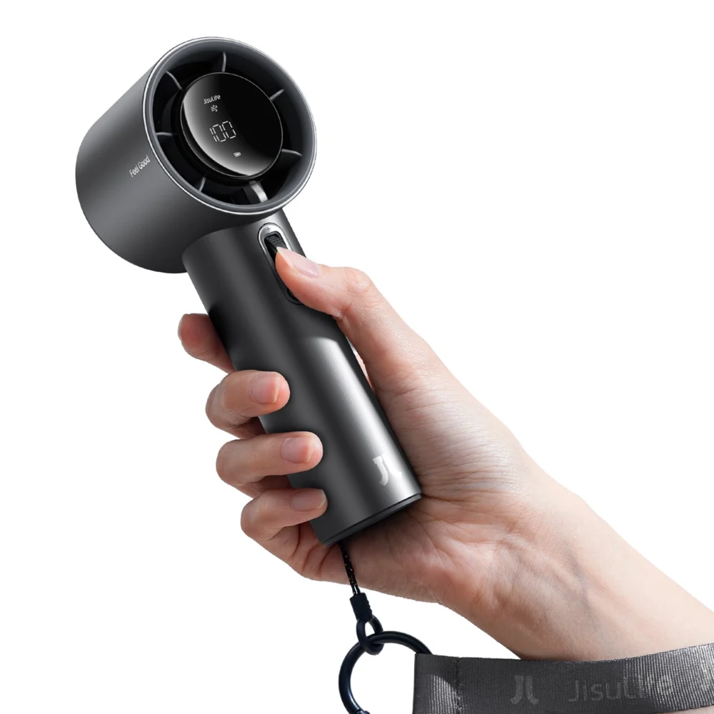 Jisulife Handheld Fan Pro1 S FA53PRO Portable USB Fan - Dark Grayeng