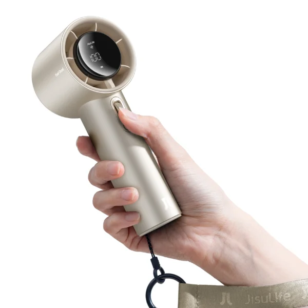 Jisulife Handheld Fan Pro1 S FA53PRO Portable USB Fan - Light Browneng