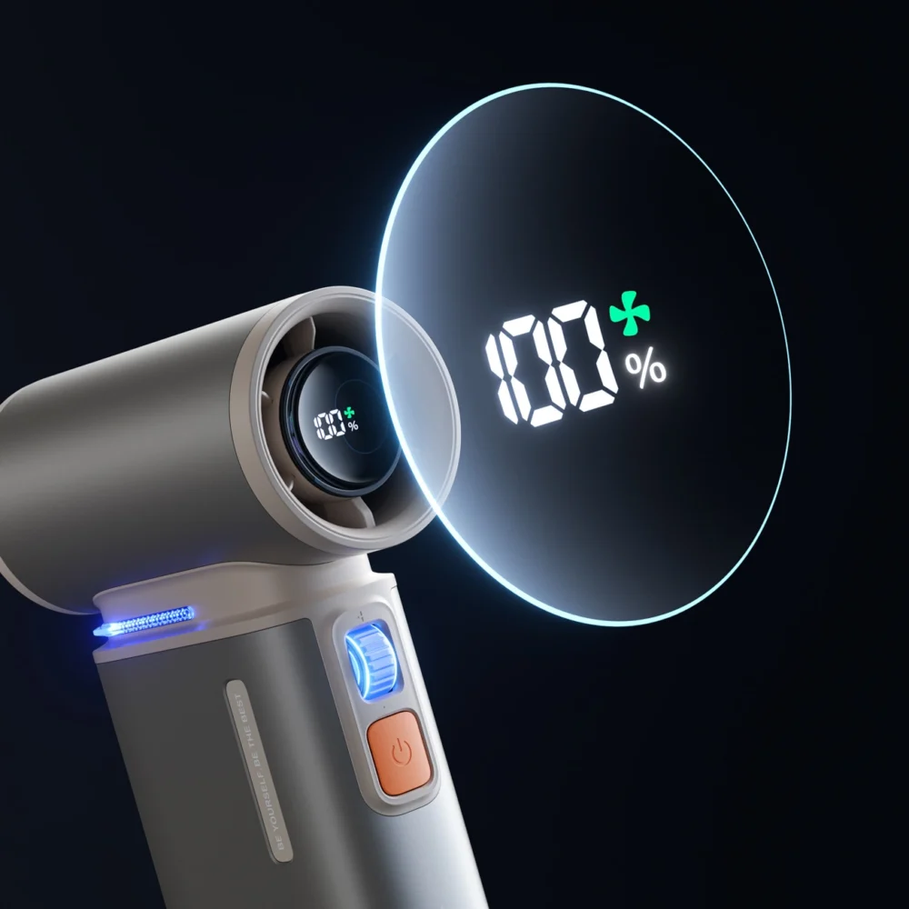 Jisulife Handheld Fan Ultra1 FA55 Portable USB Fan - Dark Grayeng