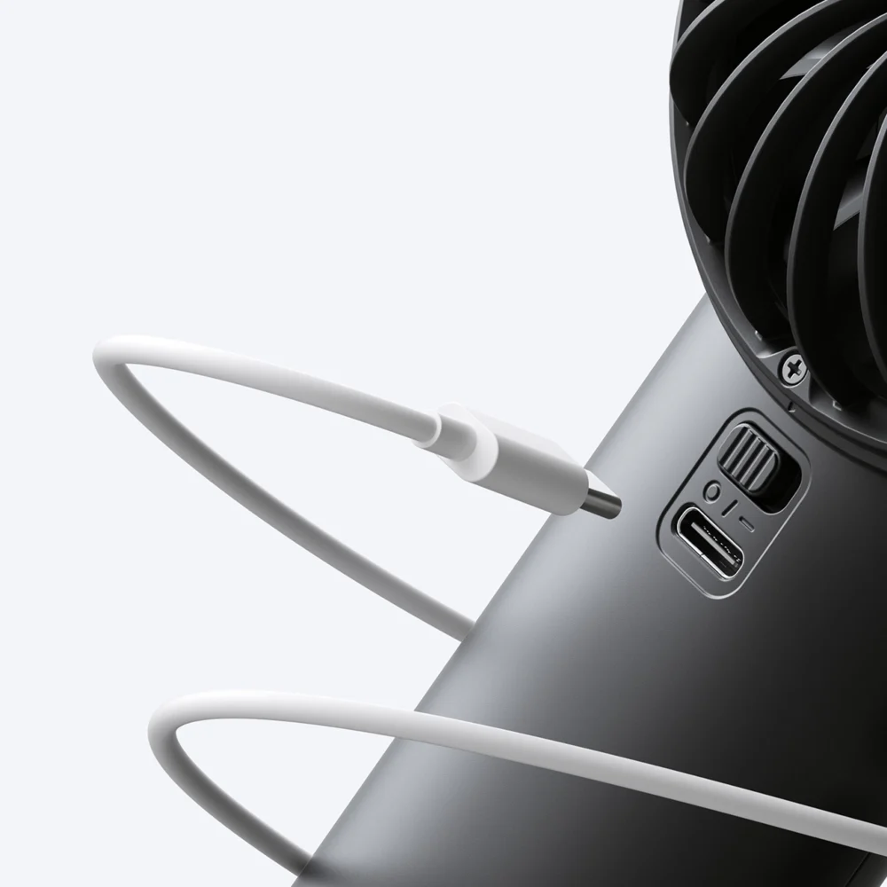 Jisulife Handheld Fan Life4 3600mAh Portable USB Fan - Blackeng