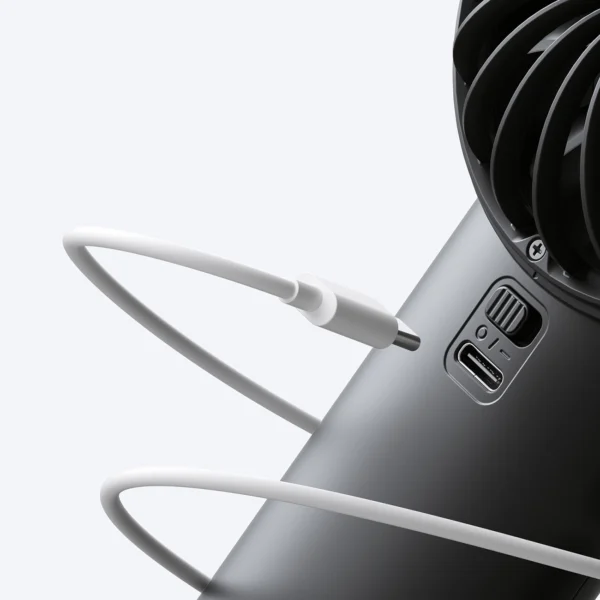 Jisulife Handheld Fan Life4 3600mAh Portable USB Fan - Blackeng