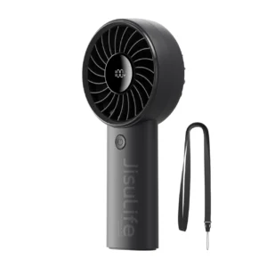 Jisulife Handheld Fan Life4 5000mAh Portable USB Fan - Blackeng