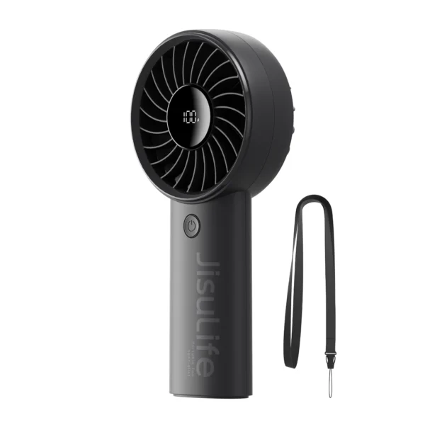 Jisulife Handheld Fan Life4 5000mAh Portable USB Fan - Blackeng